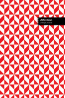 Affection Lifestyle Journal, 180 Write-in Pages (90 shts), Wide-ruled Dotted Lines, Spiral Bound, Lay-flat Design, (Red)