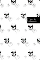 Spooky Lifestyle Notebook, Wide Ruled, 180 Pages (90 Shts), Dotted Lines, Write-in Journal, US Trade (6 x 9 In) (Book 6)
