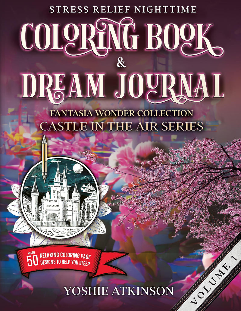 Stress Relief Nighttime Coloring Book and Dream Journal (Paperback)