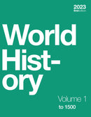 World History, Volume 1 to 1500 (hardcover, full color)