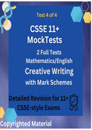 Test 4 Mock Test (Mathematics/English)