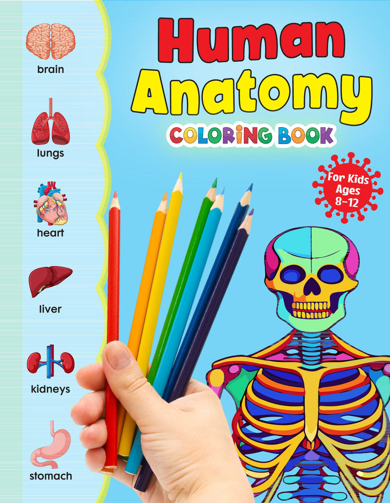 Human Anatomy Coloring Book for Kids