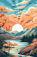 Sunrise Hardback Journal