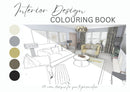 Interior Design Colouring Book