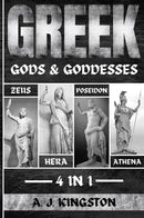 Greek Gods & Goddesses: 4 In 1 Zeus, Hera, Poseidon & Athena
