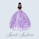 Sweet Sixteen guest book hardback