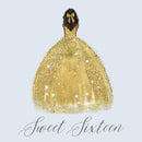 Sweet sixteen guest book hardback 