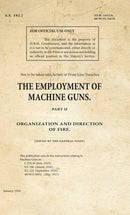SS192_The Employment of Machine Guns Part 2 - Organization & Direction of Fire