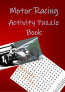 Motor Racing Activity Puzzle Book