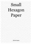 Small Hexagon Paper (50 pages)
