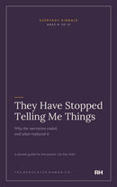 They Have Stopped Telling Me Things: Why the narration ended, and what replaced it