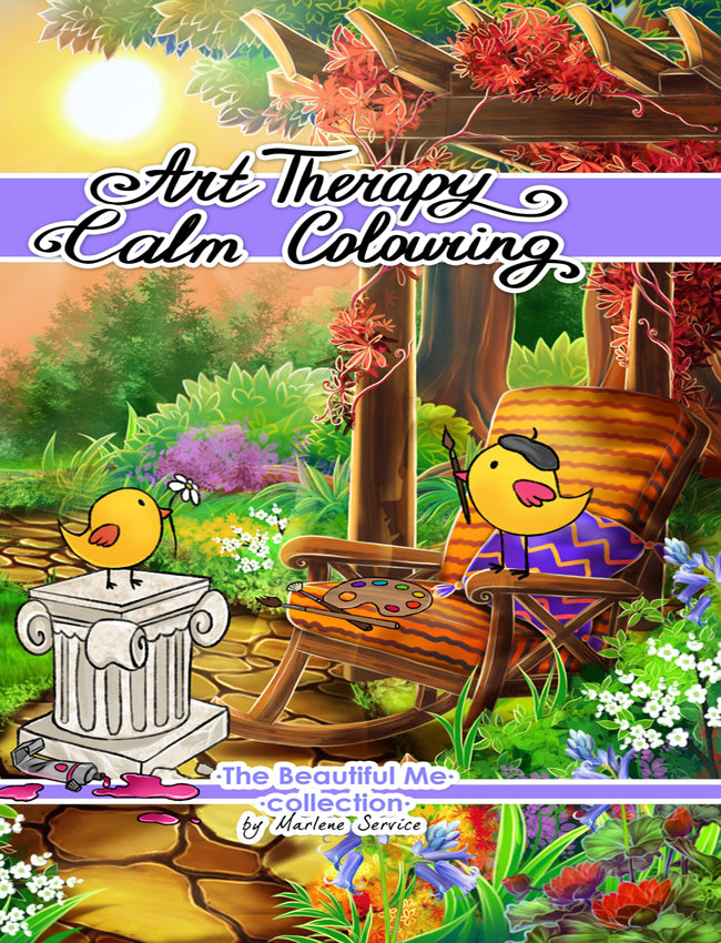 The Beautiful me collection: Art therapy calm colouring