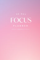 Focus Daily Productivity Planner - undated