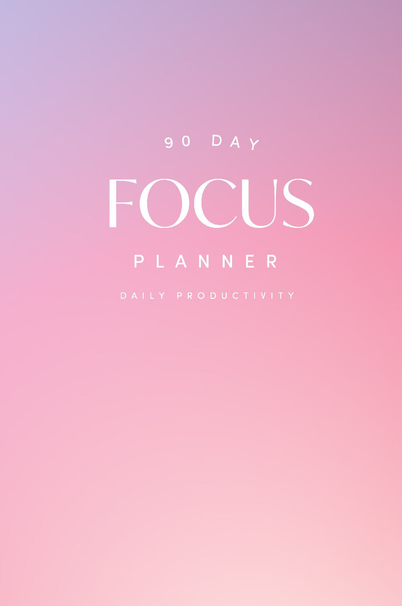 Focus Daily Productivity Planner