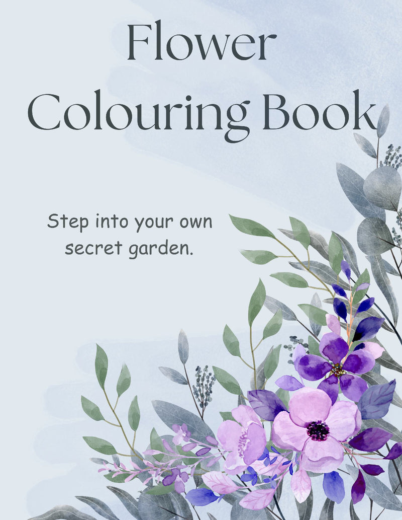 Flower Colouring Book