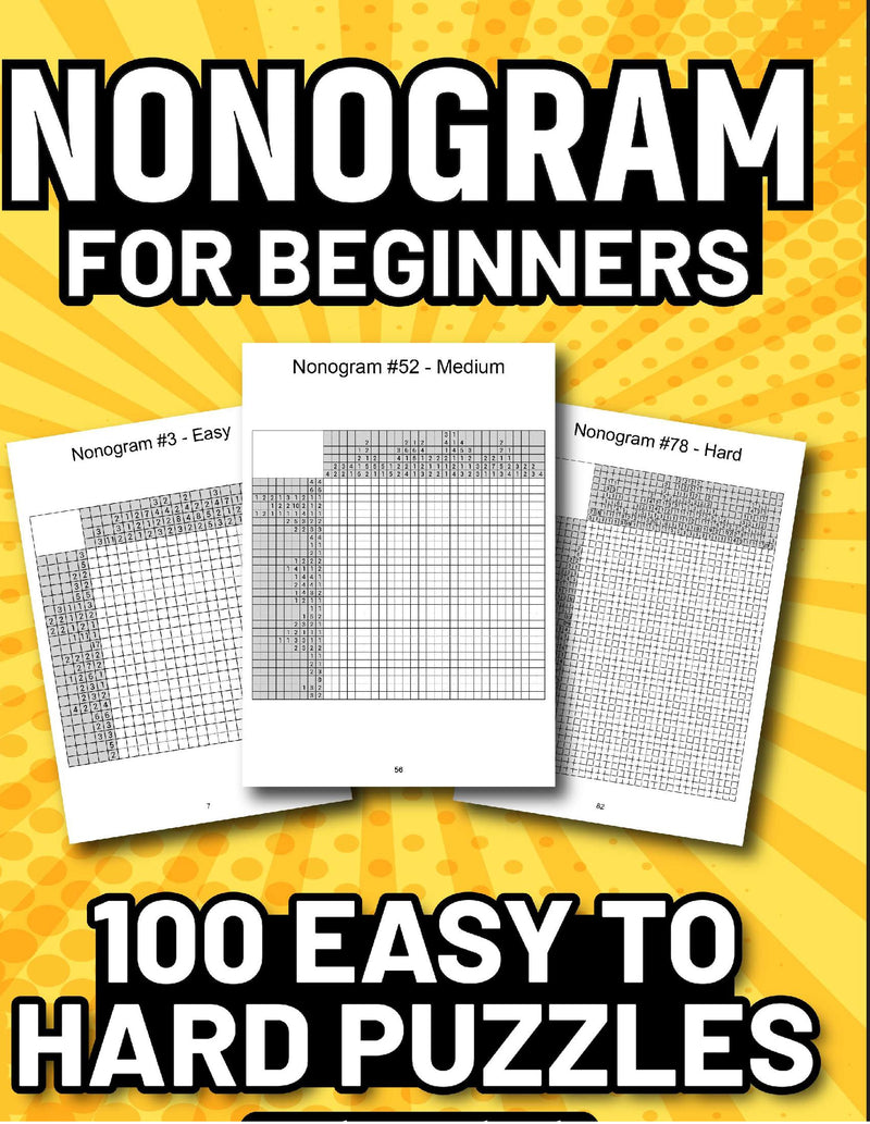 Nonogram for Beginners: Easy Picture Cross Logic Puzzles  - Learn Griddlers & Picross | Brain Games for Adults