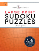 HARE BRAINERS - Large Print Sudoku Puzzles - Orange