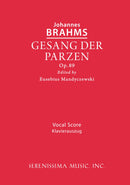 Gesang der Parzen, Op.89 (Mandyczewski) - Vocal score