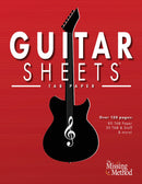 Guitar Sheets TAB Paper