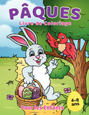 Livre de coloriage de Paques pour les Enfants 4-8 ans