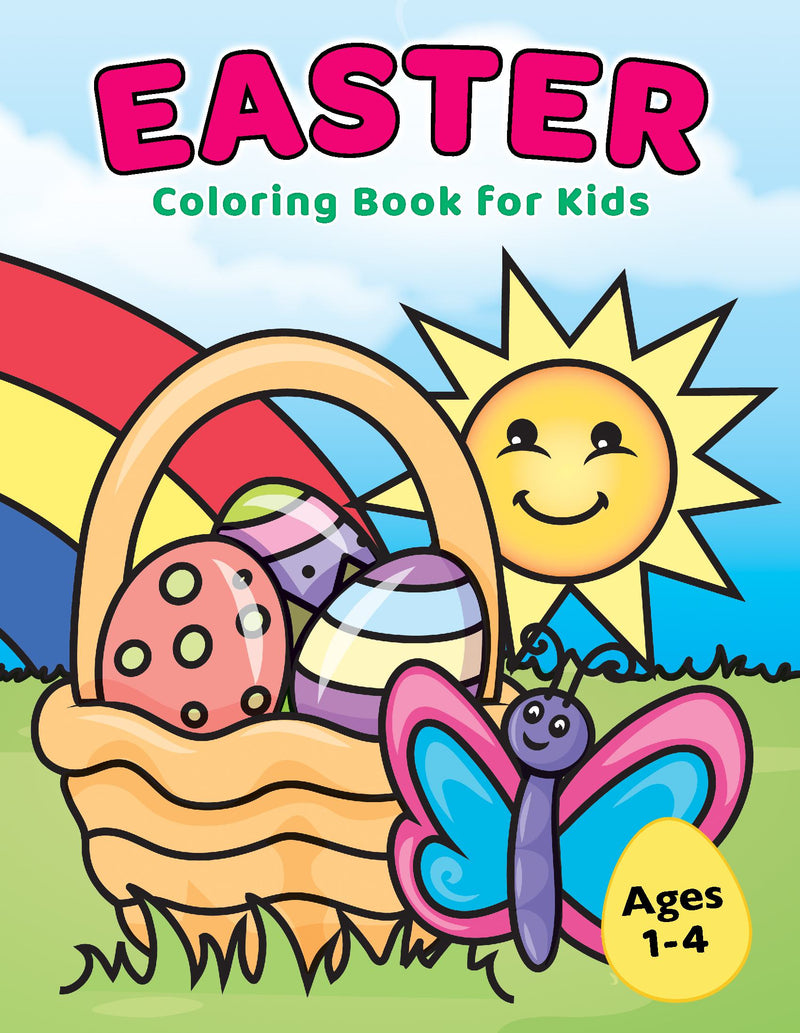 Easter Coloring Book for Kids Ages 1-4
