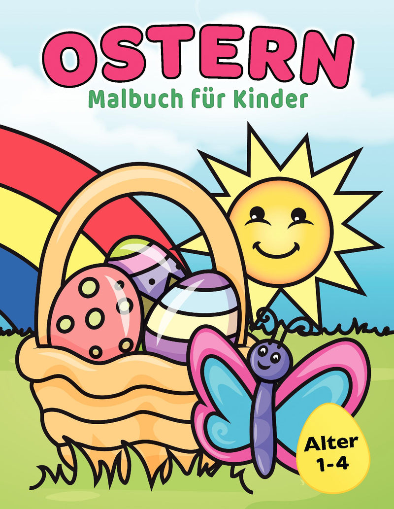 Ostern Malbuch fur Kinder 1-4 Jahren