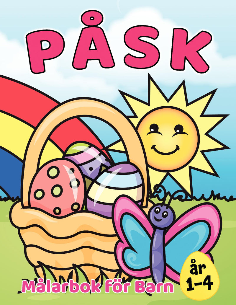 Pask Malarbok foer Barn 1-4 ar