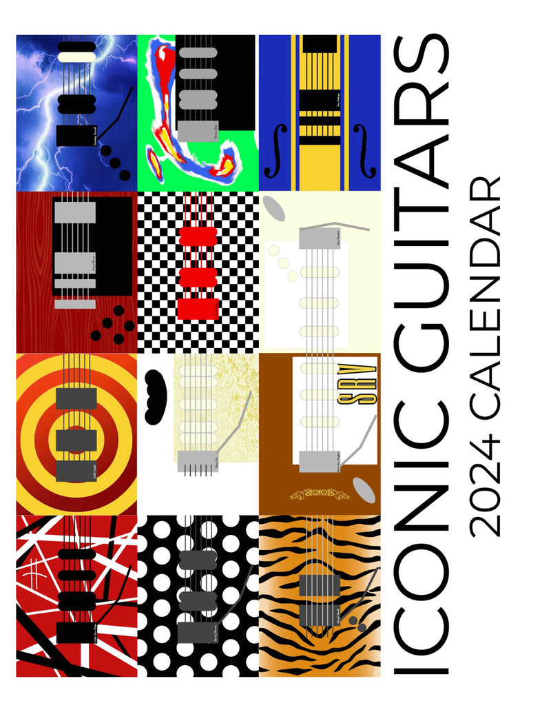 Iconic Guitars 2024 Calendar