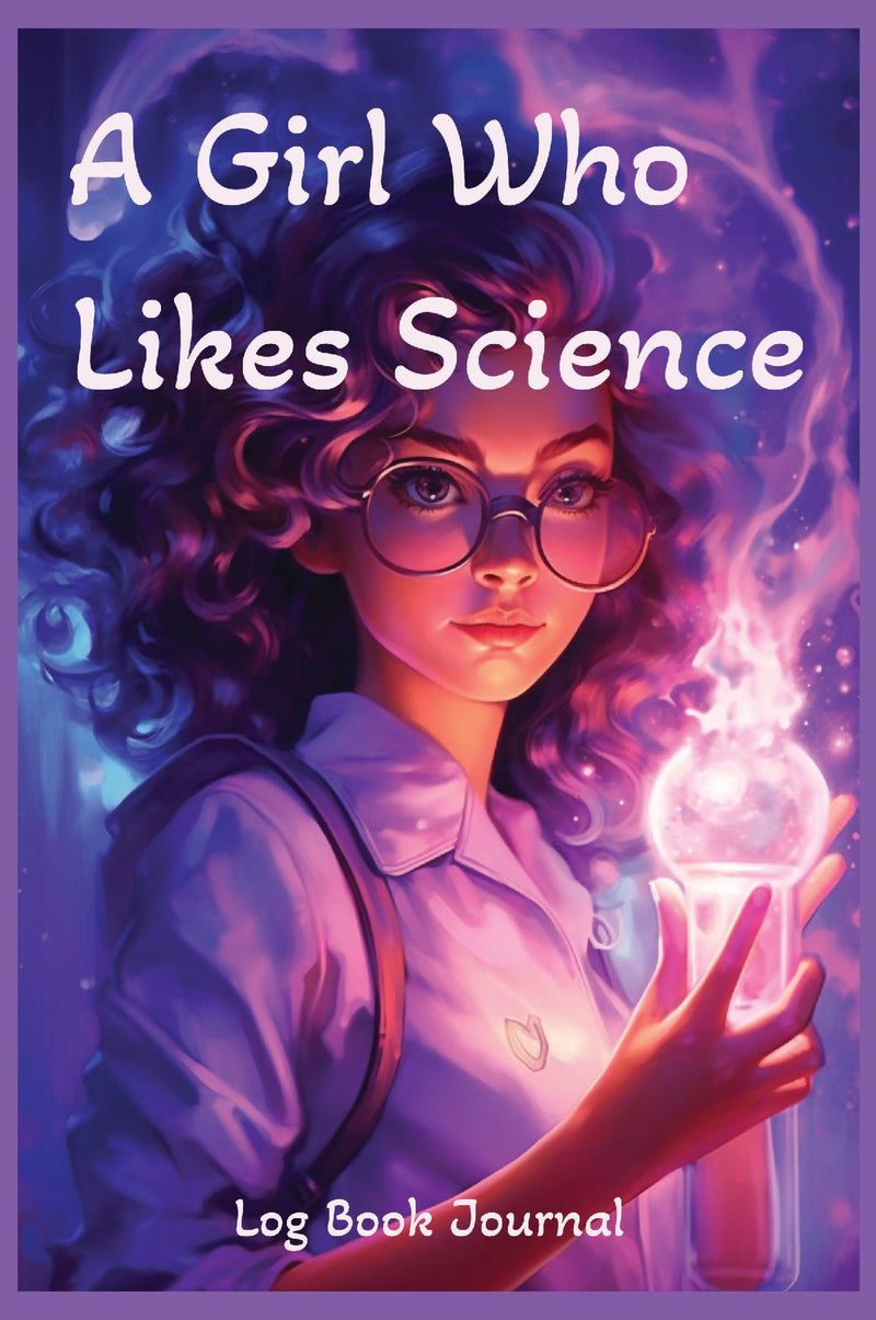 A Girl Who Loves Science - Purple