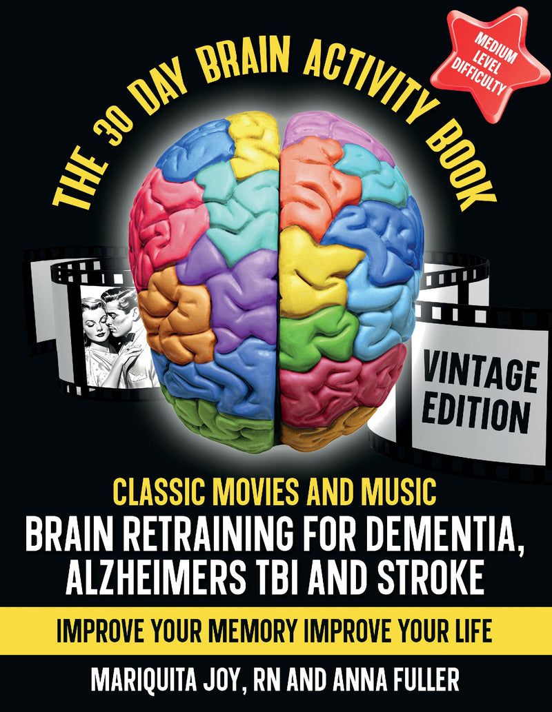 A 30 Day Brain Activity Book - Vintage Edition