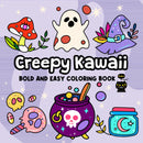 Creepy Kawaii Bold and Easy Coloring Book