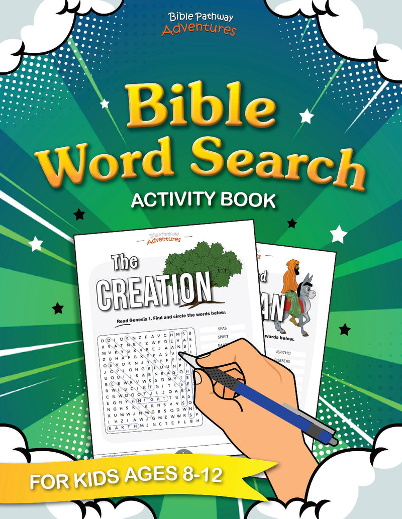 100 Bible Word Search Activity Book