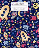 Primary Composition Notebook: Spaceships and Space Aliens | Grades K-2 Kindergarten Writing Journal, Kids Writing Journal