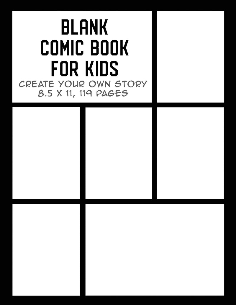 Blank Comic Book for Kids