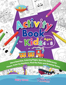 Activity Book for Kids Ages 6-8