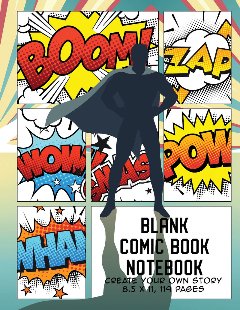 Blank Comic Book Notebook Create Your Own Story, Comics Graphic No