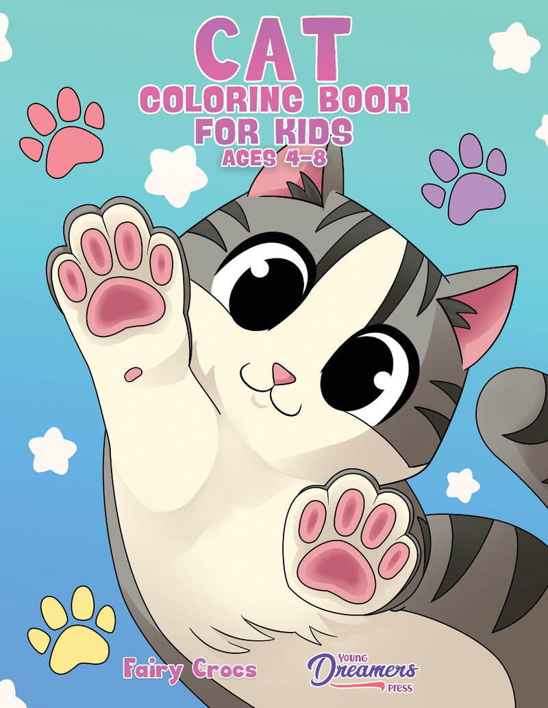 Cat Coloring Book for Kids Ages 4-8
