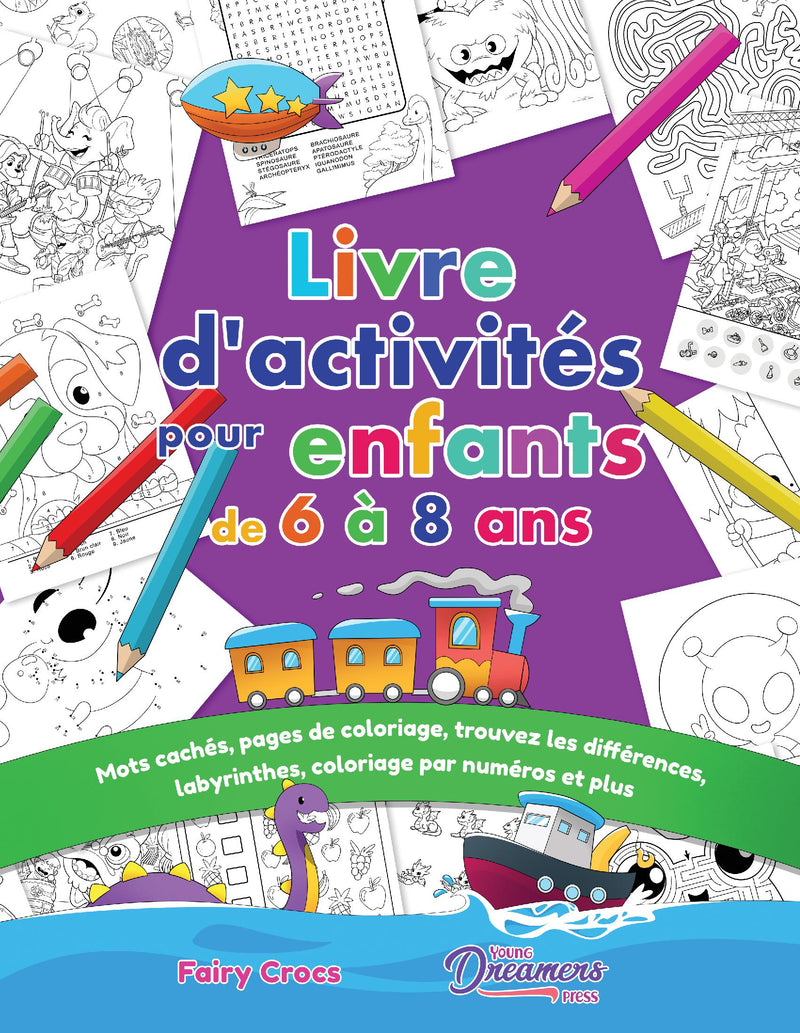 Livre d'activités pour enfants de 6 à 8 ans