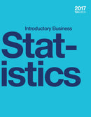 Introductory Business Statistics (paperback, b&w)