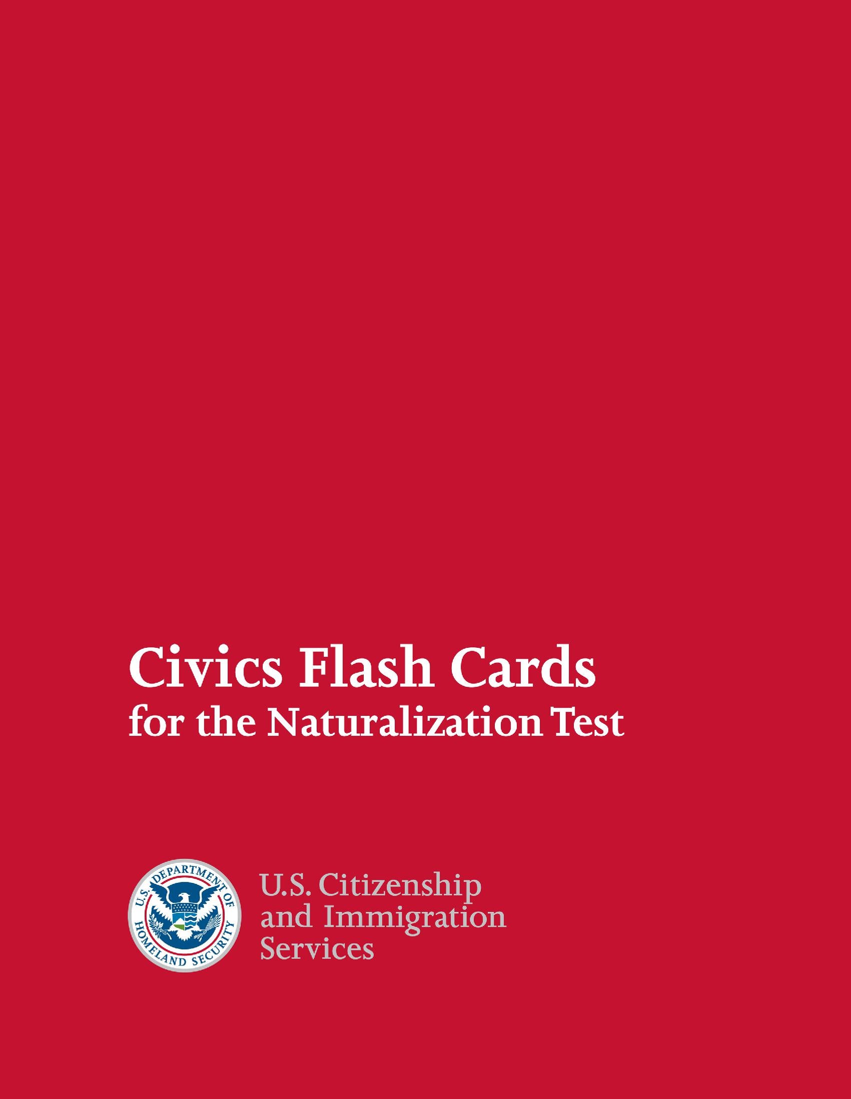 Civics flash cards for the naturalization test updated feb 2024 fl