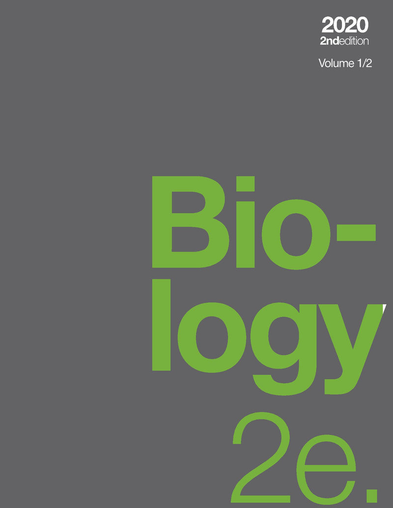 Biology 2e, Volume 1/2 (hardcover, color)