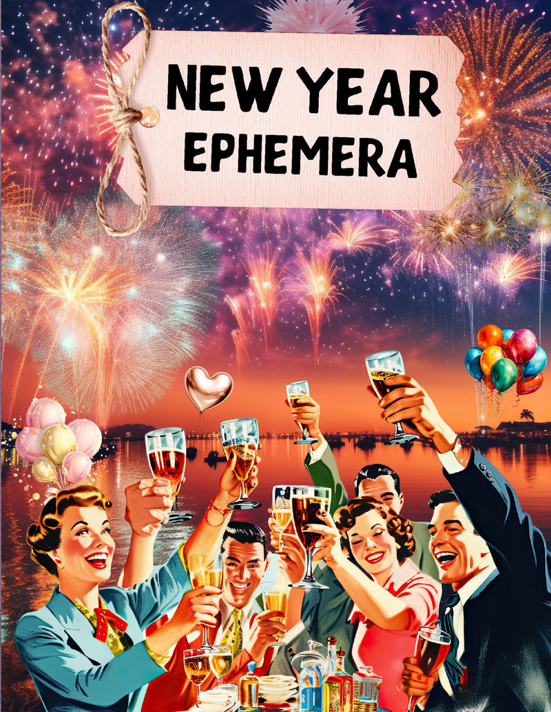 New Year Ephemera Book
