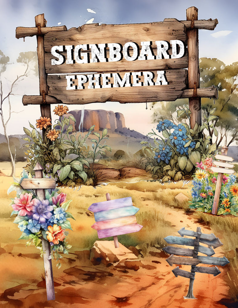 Signboard Ephemera Book