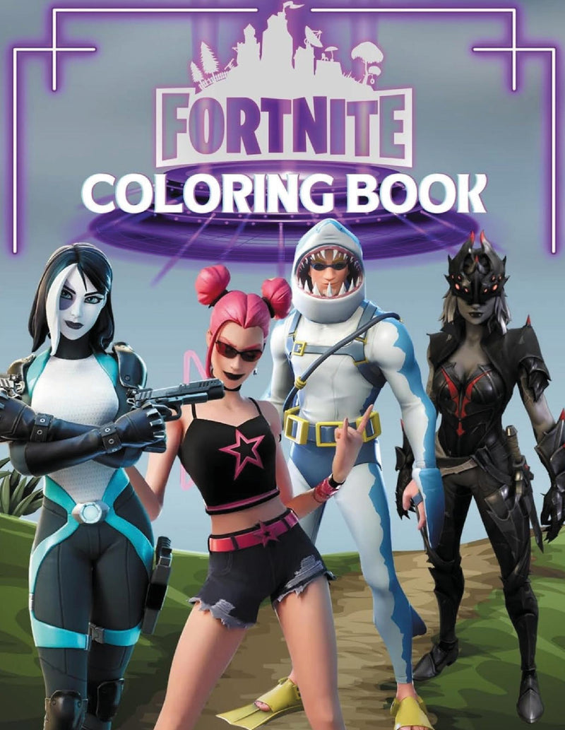 Fortnite Coloring Book - Most powerful skins Coloring Adventures for kids / young