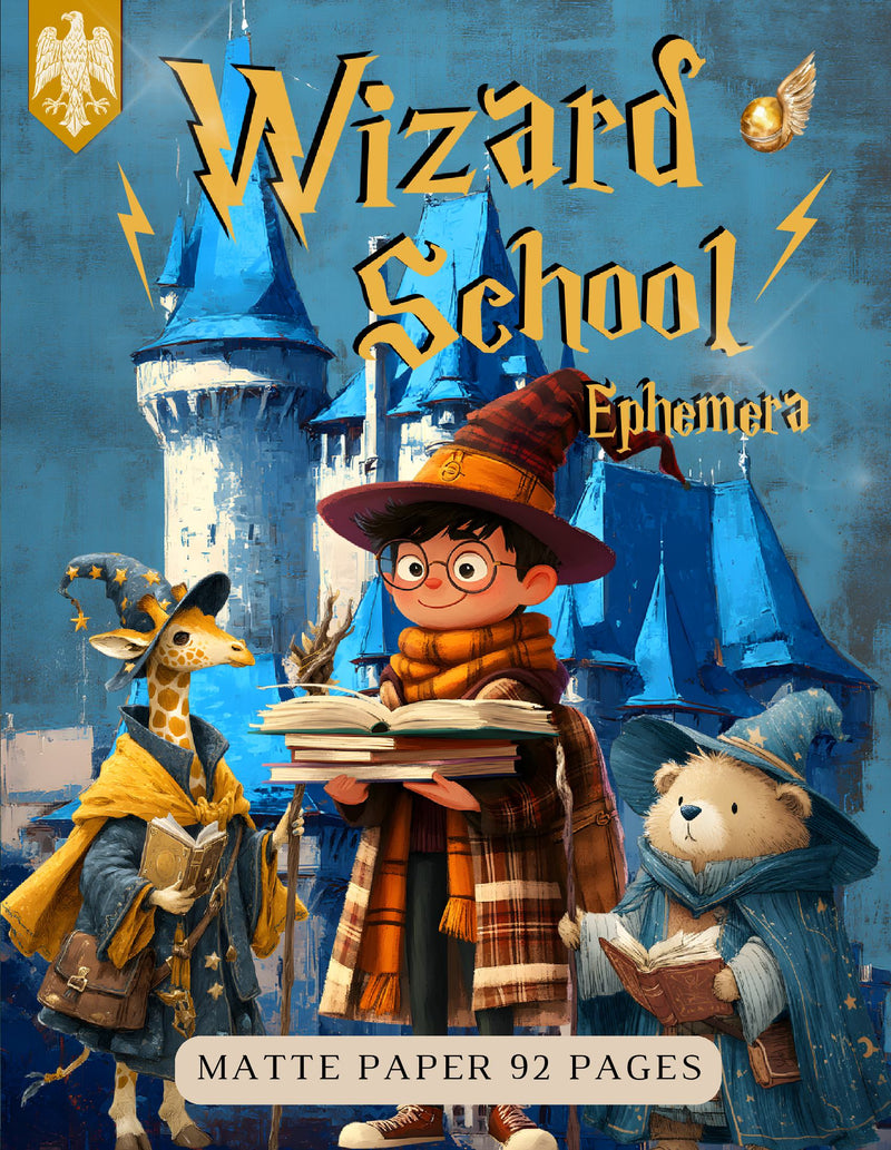 Wizard School Ephemera Book