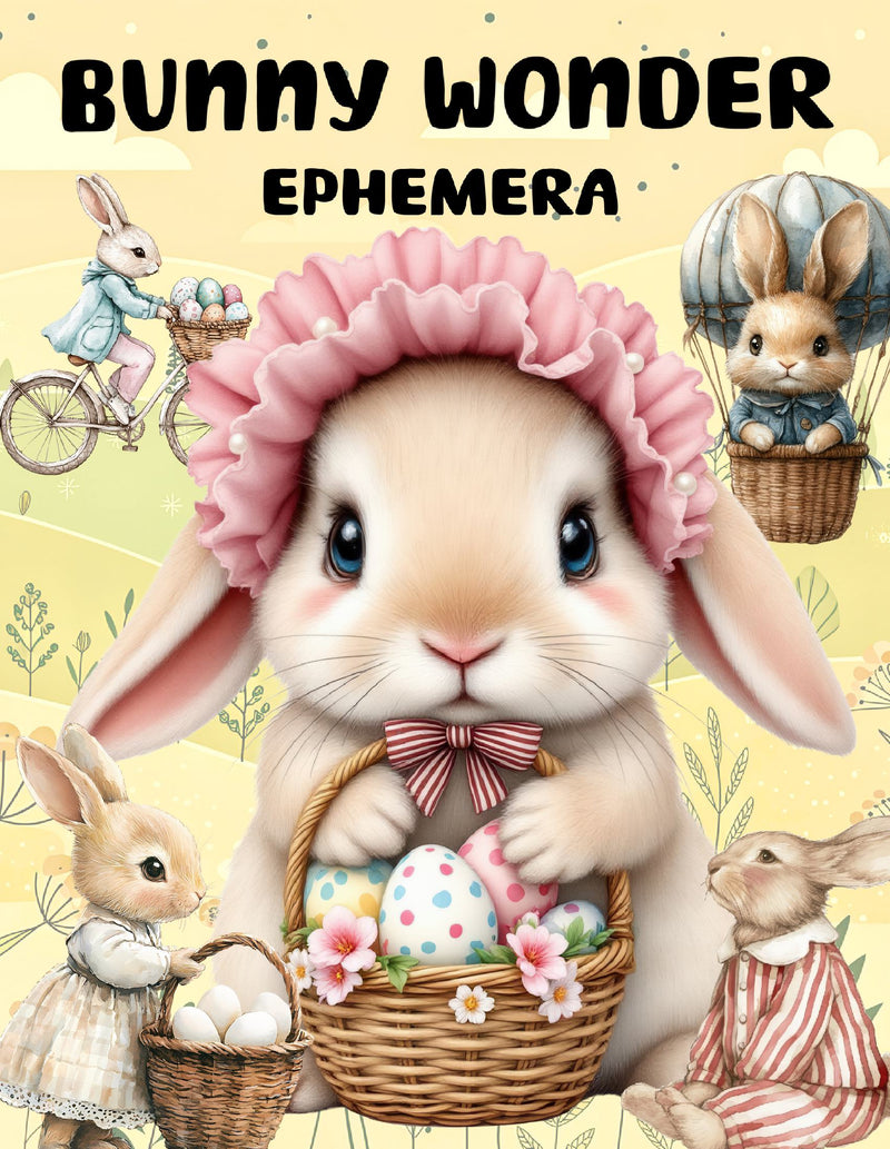 Bunny Wonder Ephemera Book