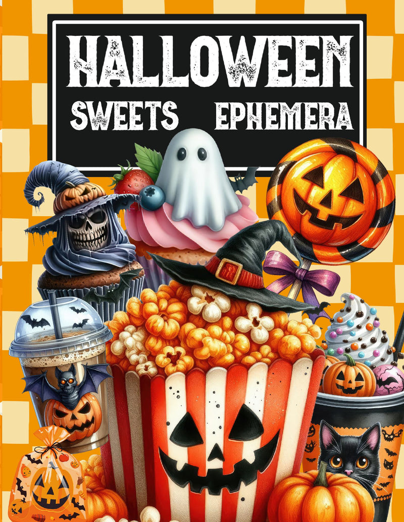 Halloween Sweets Ephemera Book