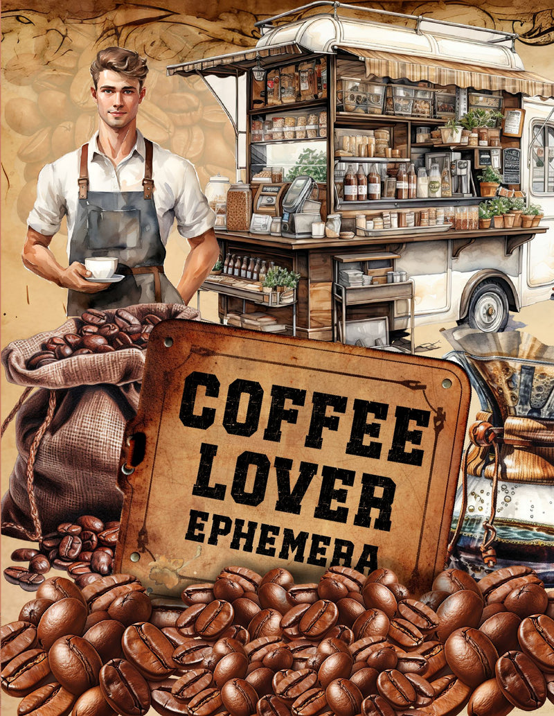 Coffee Lover Ephemera Book