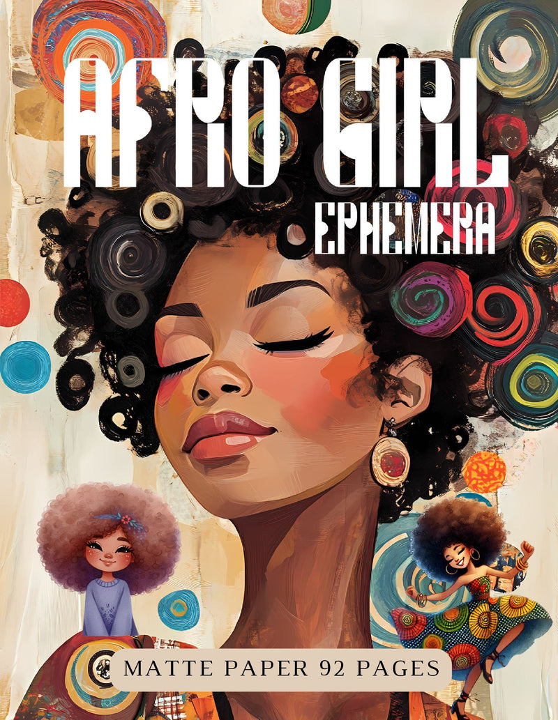 Afro Girl Ephemera Book