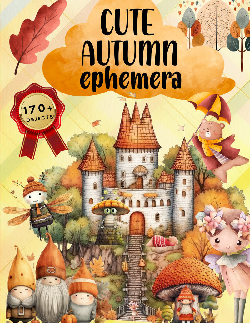 Cute Autumn Ephemera Book